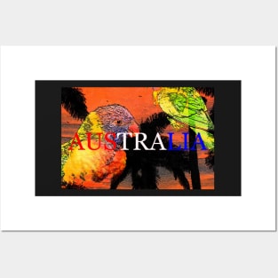 Australia mask design A Posters and Art